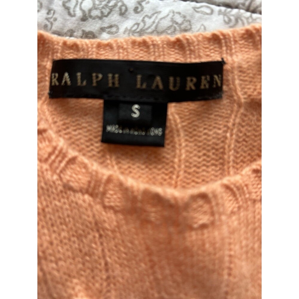 Ralph Lauren Girls Cashmere Cable Sweater Size Small - Picture 8 of 9